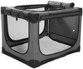 42 x 31 x 31 Inch Collapsible Soft Dog Crate by Deekuiwi