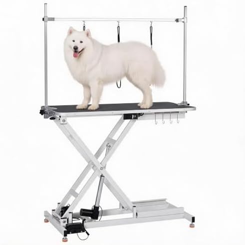 47in Electric Dog Grooming Table by JustSmart