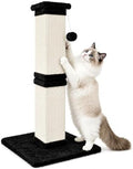 Vertical Cat Scratching Post for Indoor Cats, Sisal Scratch Tower by AGYM