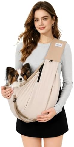 Dog Sling Carrier, Small Dog Carrier Sling by Unknown