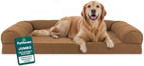 Furhaven Orthopedic Dog Bed for Large Dogs w/ Removable Bolsters & Washable by FurHaven