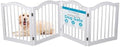 INTERNET'S BEST Arched Top Dog Gate | 4 Panel, and Porch | Portable, Extra Wide by BIRDROCKHOME