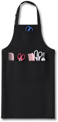 Amabro Hair Stylist Apron Adjustable 4 Pockets Hair Stylist Dog Grooming by Amabro
