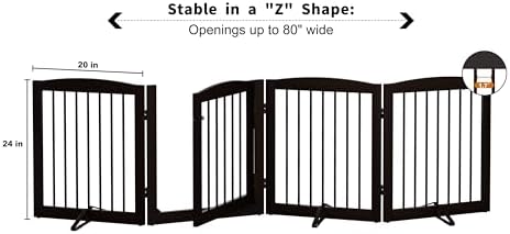 PUPETPO Freestanding Dog Gate - Image 6