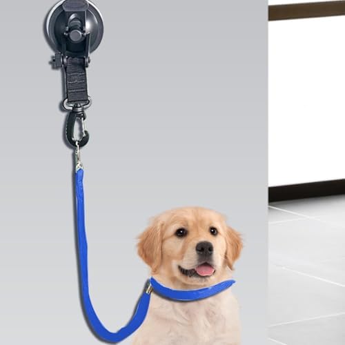 Dog Bath Tether- Industrial Strength Suction Cup, Adjustable Nylon Grooming - Image 3