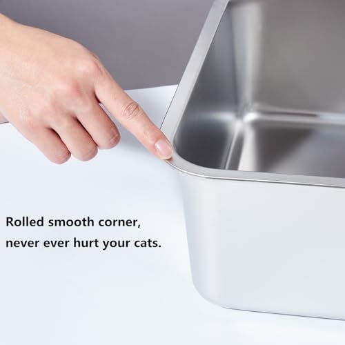 XL Stainless Steel Litter Box - Image 4