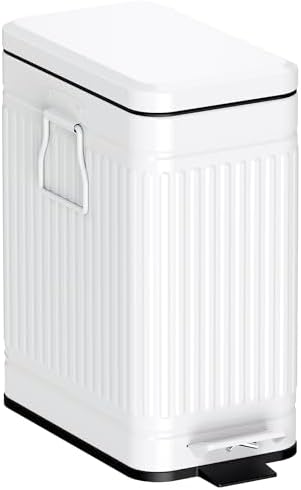 Small Trash Can with Lid, 1.6 Gal Dog Poop Trash Can by GibHerz