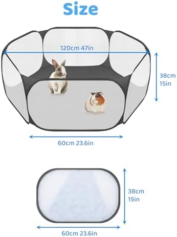 Amakunft Small Animal Playpen, Pop-Up Portable Play Yard - Image 5