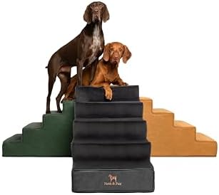 Noah & Paw Dog Stairs for Large Dogs, Wide Dog Ramp for Bed by NoahPaw