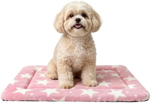 Dog Bed Mat, Reversible & Ultra Soft Kennel Pad-Machine Washable Pet Bed by SUNSHE