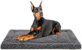 Exsnugy Washable Dog Bed Mat Large Size Fluffy Pet Crate Pad 48x30 XXL by Exsnugypetproducts