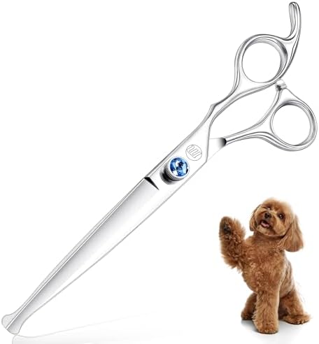 Moontay Professional 7.0" Dog Straight Grooming Scissors by Moontay