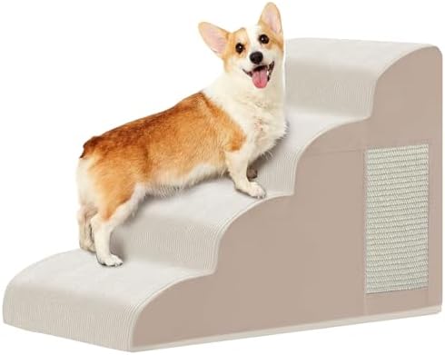 Ahpmeoa Dog Stairs for Small Dogs 19.7" H, Dog Ramp for Bed by Ahpmeoa
