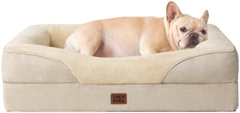 EHEYCIGA Orthopedic Dog Bed for Medium Dog, Memory Foam Dog Couch by EHEYCIGA