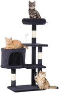 FDW | 36" Cat Tree Tower | Dark Gray | Multi-Level Indoor Activity Center by FDW
