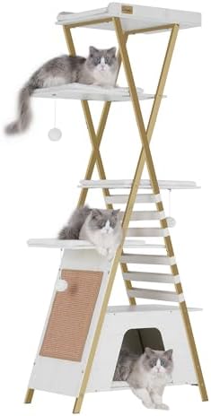 FourFurPets 72.4" Modern Cat Tree by FourFurPets