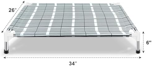 Elevated Dog Bed, Raised Cooling Lifted Dog Cot - Image 5
