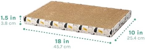 Kitty City Cat Scratcher– 3-Pack Durable Corrugated Cardboard Scratch Pads - Image 3