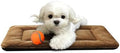 Dog Crate Pad Washable Dog Bed for Crate Small Cozy Mat 22-Inch Brown by VERZEY