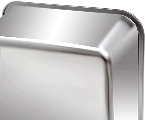 Kichwit Large Stainless Steel Cat Litter Box, 17.5" x 13.5" x 7.9" - Image 4
