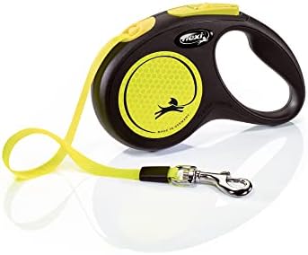 FLEXI® Neon Tape Retractable Dog Leash, 16 ft by Flexi