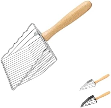 WePet Premium Metal Cat Litter Scoop, 5X Faster Speed Sifter, Heavy Duty Steel by WePet