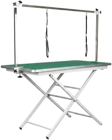 ApexDesk ProPaw Series 46" x 24" Dog Grooming Table, Foldable Heavy Duty Steel by ApexDesk
