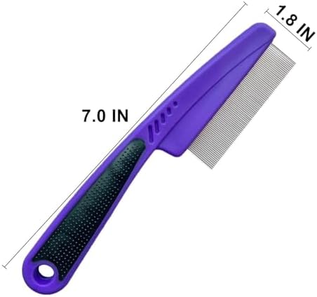 Yumflan Fine Tooth Stainless Steel Flea Comb - Image 3