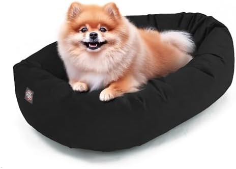 Majestic Pet Suede Shredded Memory Foam Mix Calming Dog Bed Washable by MajesticPet