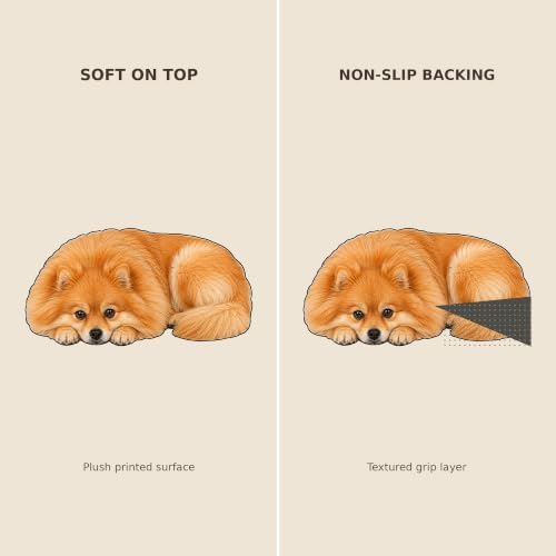 3D Realistic Dog Shaped Bath Mat & Floor Rug - Image 5