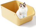 Large Cat Litter Box with High Side Cat Litter Pan Boxes by Pawsayes
