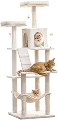 MWPO 70.1-Inch Large Cat Tree, Plush Cat Condo by MWPO