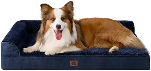 EHEYCIGA XL Dog Bed Memory Foam by EHEYCIGA