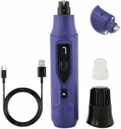 Tife LED 7‑Speed Quiet Pet Nail Grinder by Unknown