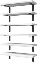 WOPITUES Floating Shelves Set of 6 by WOPITUESOfficial