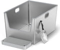 XXL Stainless Steel Litter Box by Unknown