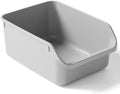 Rabbit Litter Box with Low Entry, High Back Splash Guard by Pawsayes