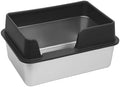 Kichwit Stainless Steel Cat Litter Box by Kichwit