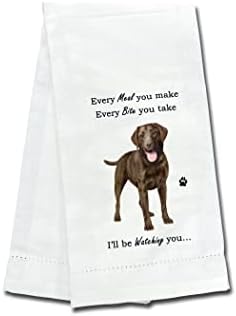 CHOCOLATE LABRADOR Kitchen Towels by ESPETS