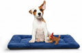 Dog Crate Pad Washable Dog Bed for Crate Medium Cozy Mat 30-Inch Navy Blue by VERZEY