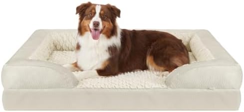 INVENHO Orthopedic Large Dog Bed, Washable Waterproof, Egg-Crate Foam Dog Couch by INVENHO