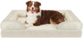INVENHO Orthopedic Large Dog Bed, Washable Waterproof, Egg-Crate Foam Dog Couch by INVENHO