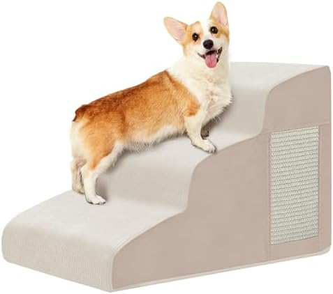 Ahpmeoa Dog Stairs for Small Dogs 15.7" H, Dog Ramp for Bed by Ahpmeoa