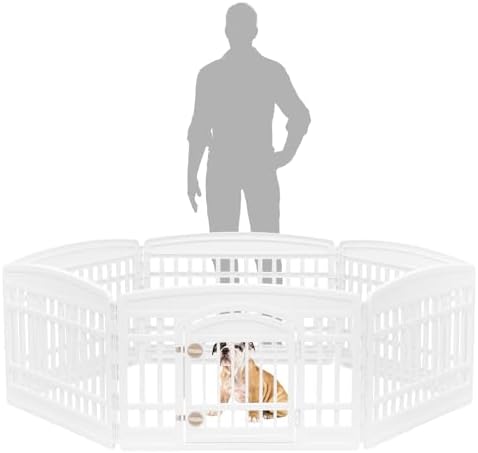 IRIS USA 6-Panel Dog Playpen, Pet Enclosure - Image 4