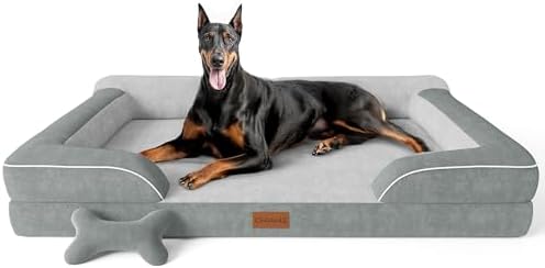 CWAWZ XXL Dog Bed for Extra Large Dogs, Giant Orthopedic Dog Bed by CWAWZ