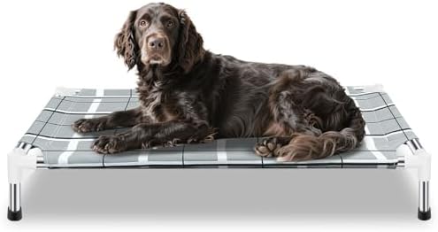 Elevated Dog Bed, Raised Cooling Lifted Dog Cot by Topsmartking