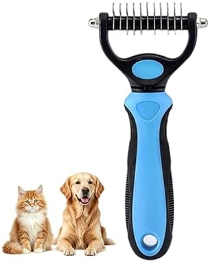Dematting Comb for Dogs and Cats, Undercoat Rake Pet Brush for Long Hair by Unknown