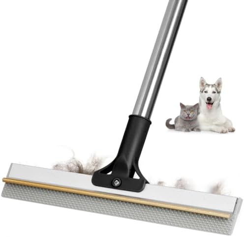 Carpet Rake for Pet Hair Removal Tool, Reusable Hair Remover Broom by Thalomely