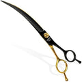 45° Super Curved Dog Grooming Scissors 7.5" CNC 440C Blades by MomotouDogGroomingScissors