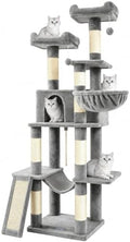Multi-Level Cat Tree for Large Cats, 63 Inches Heavy Duty Cat Tree for Indoor by cattree